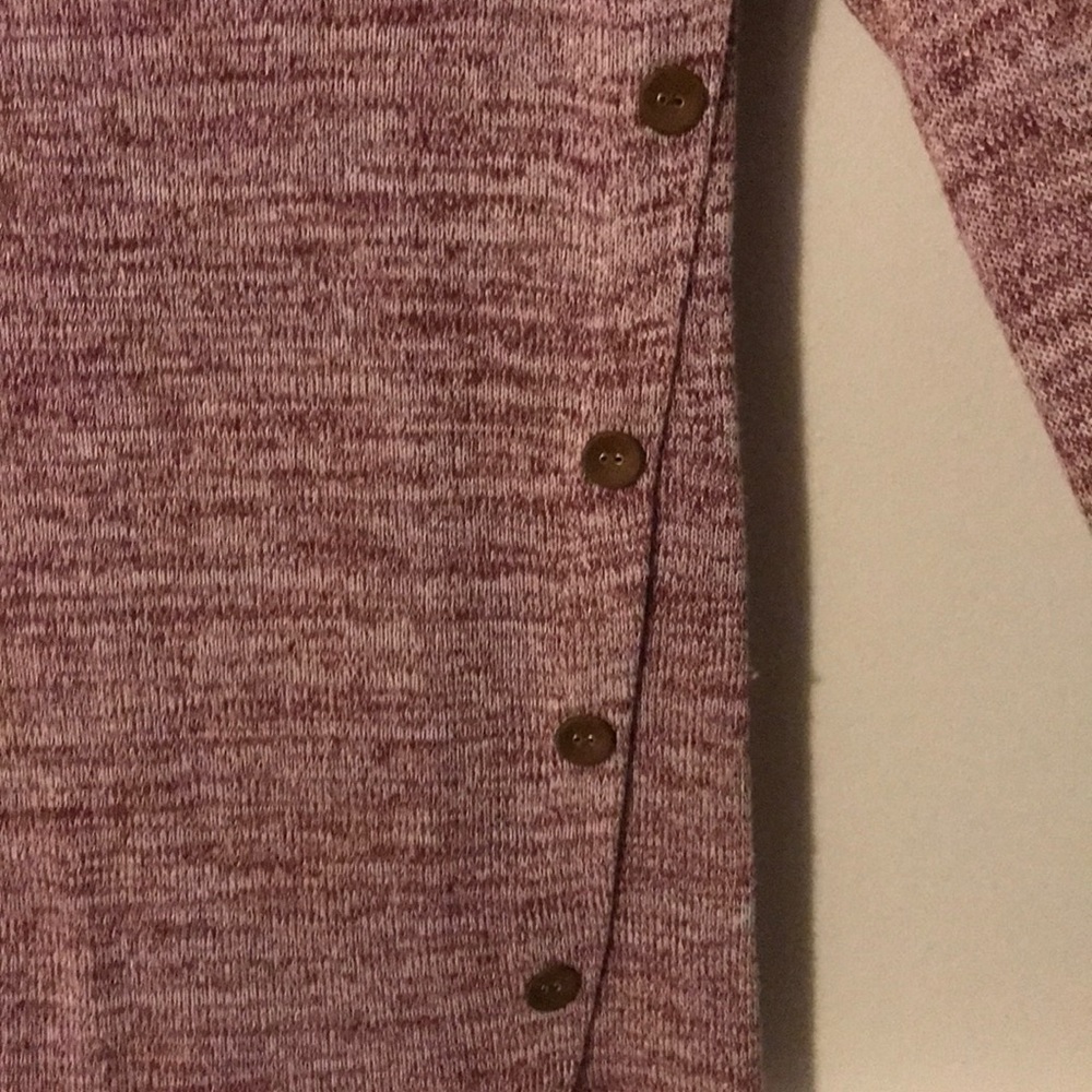 Red Button Sweater - Picture 3 of 4